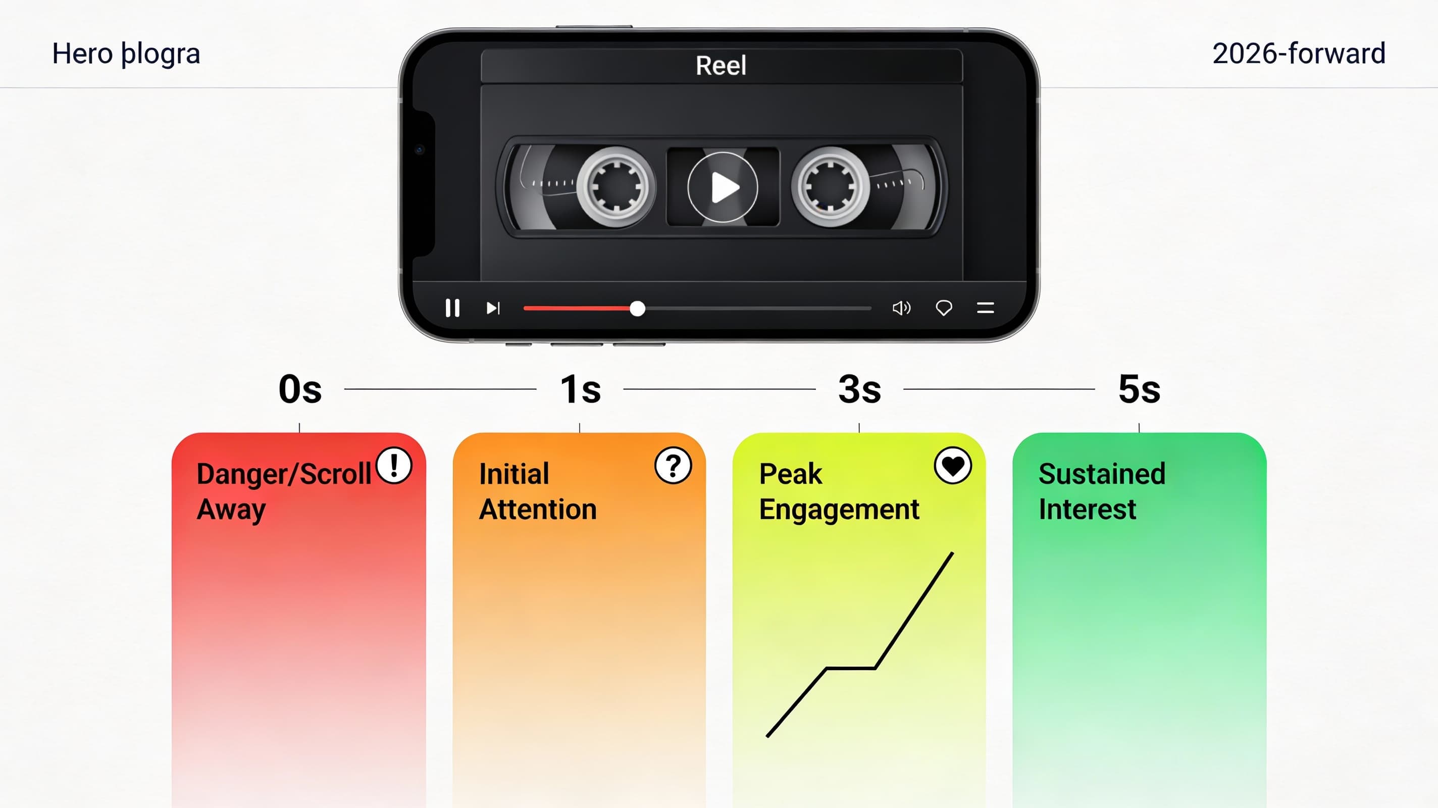 The critical first 3 seconds where Instagram Reels succeed or fail