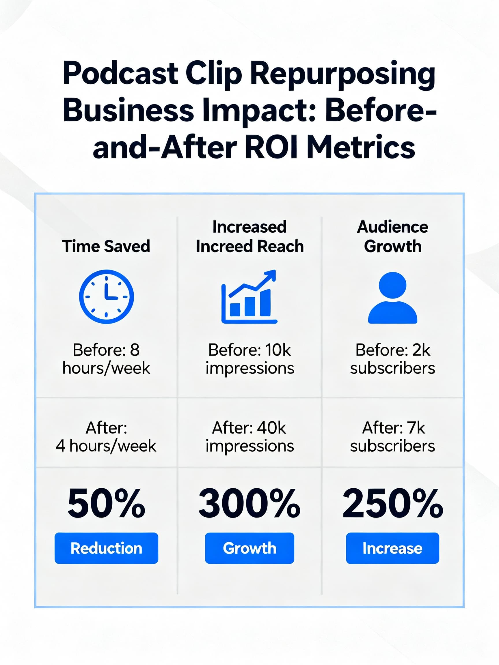 ROI and business impact from podcast-to-shorts strategy