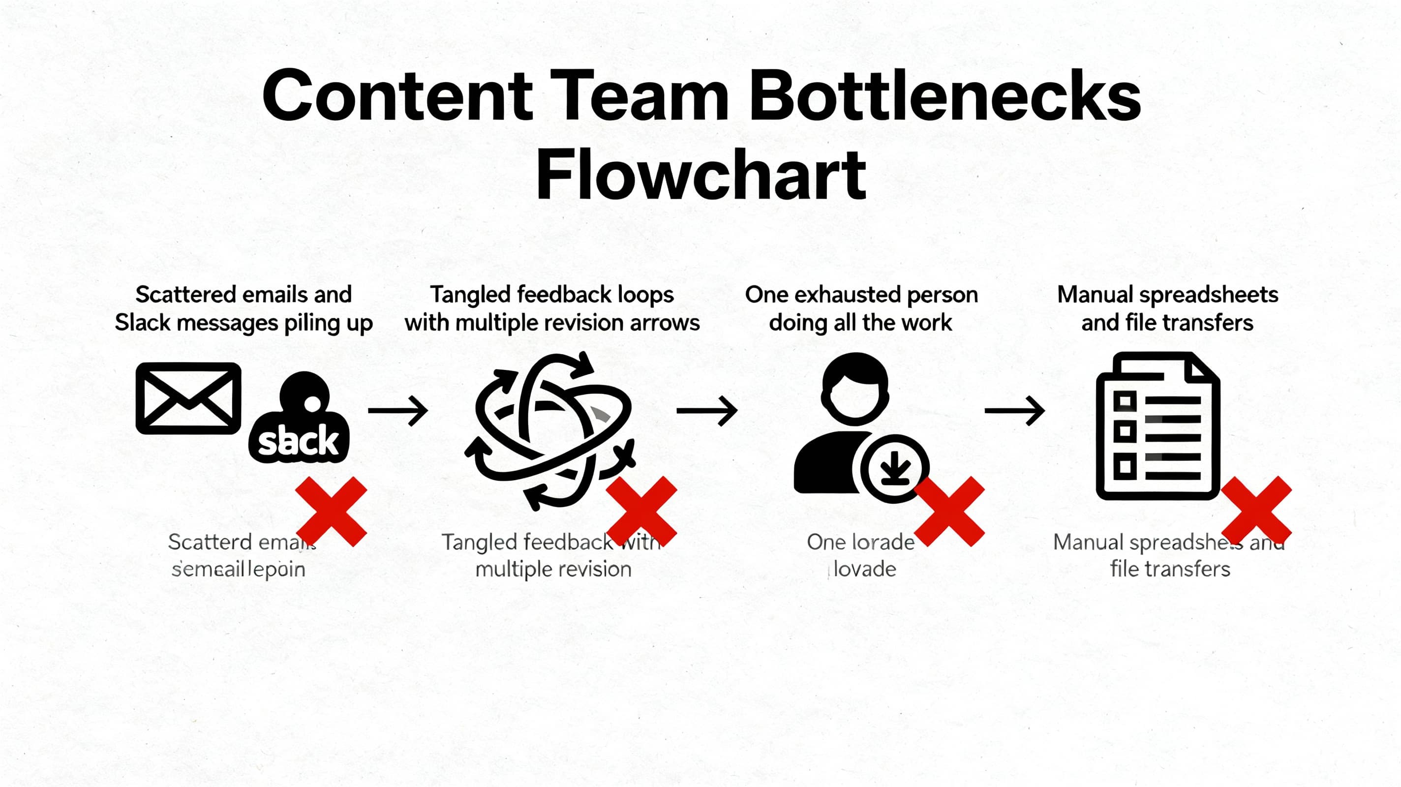 Common workflow bottlenecks drowning content teams