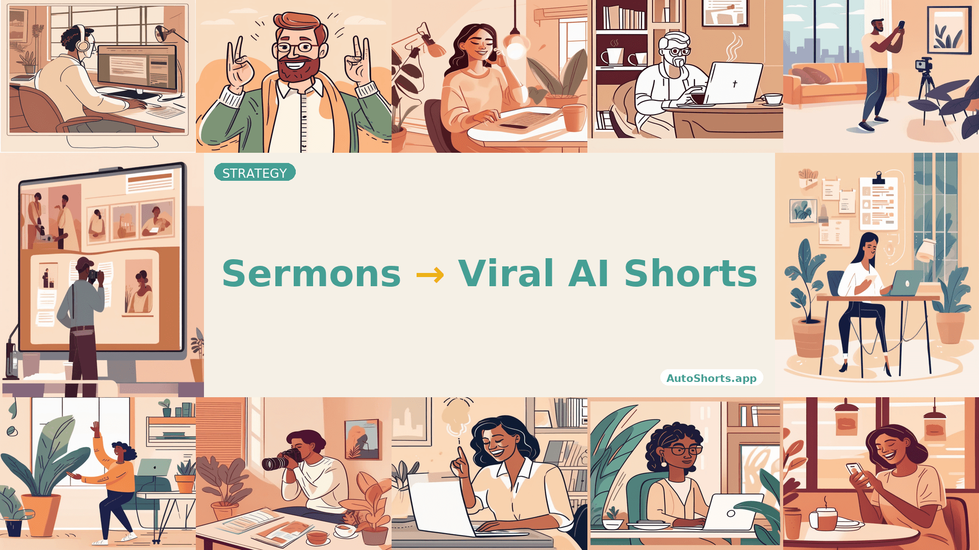 教会とセルモン動画クリッピング：AI短編動画でより多くの人々にリーチする