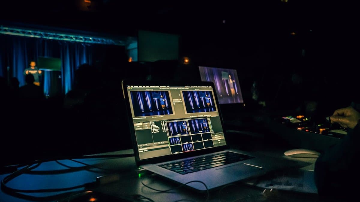 A Twitch streamer monitoring their live audience during a broadcast session, showing the opportunity for clip extraction — Photo by Jametlene Reskp on Unsplash