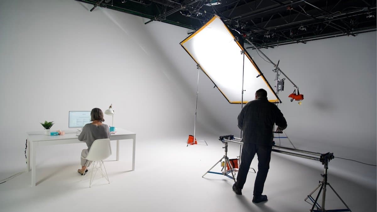 Professional commercial video production setup showing broadcast-quality AI-generated content for marketing campaigns — Photo by Lens Head Media on Unsplash