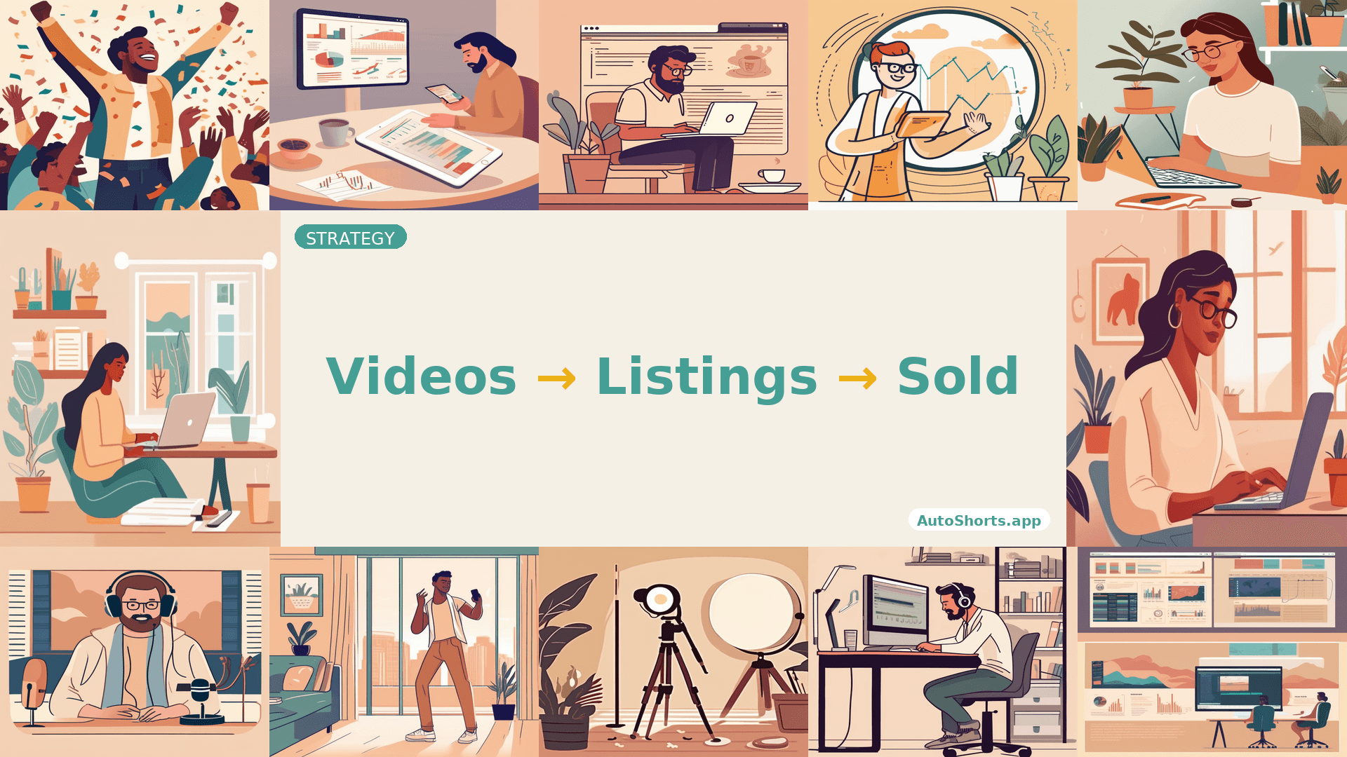Como Agentes Imobiliários Usam Vídeos Curtos para Gerar Imóveis à Venda