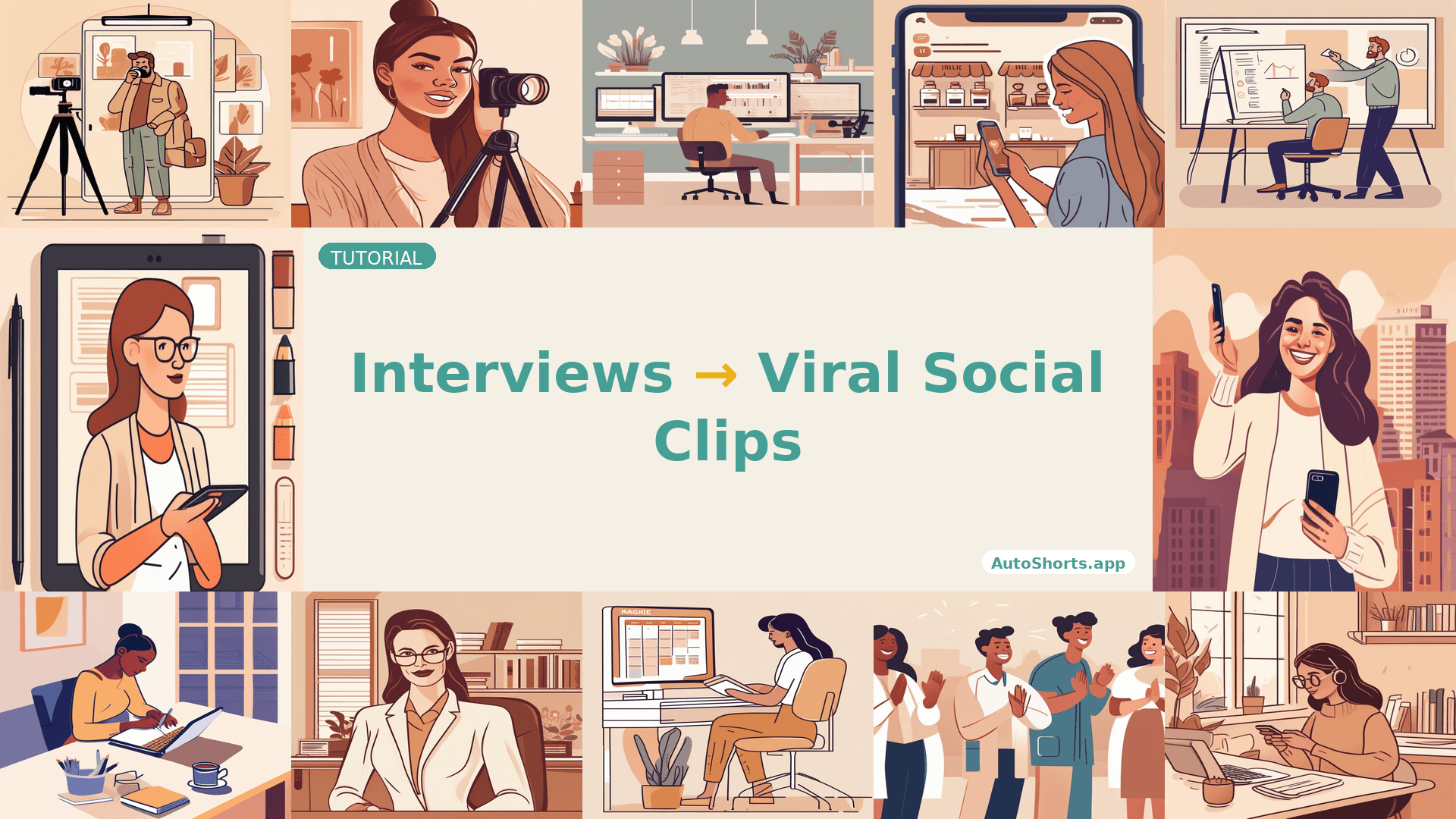 Cara Mengubah Video Wawancara Menjadi Klip Media Sosial yang Menarik