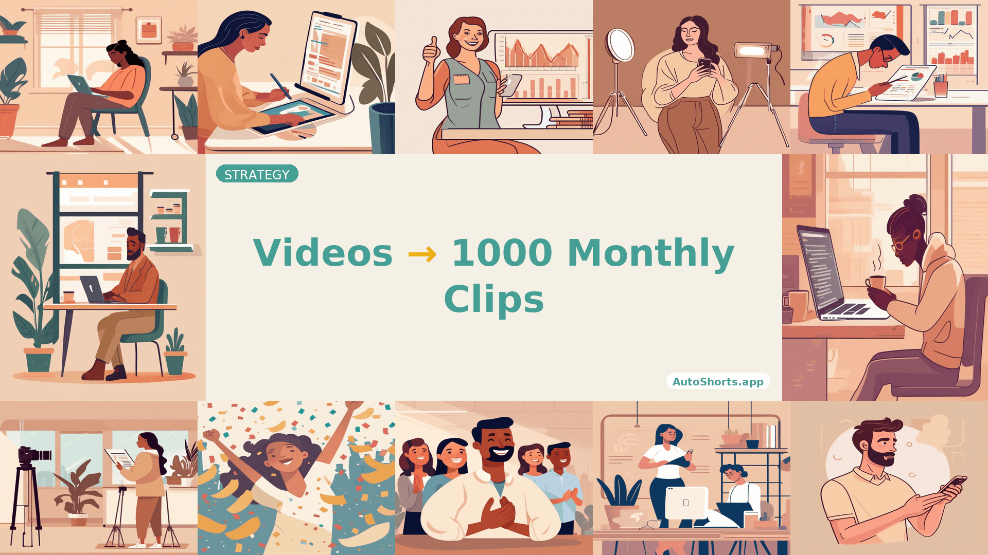 Как агентства используют AI для нарезки видео и масштабирования контента клиентов